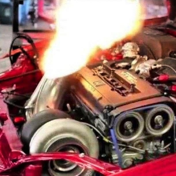 Performance engine running during high-output testing